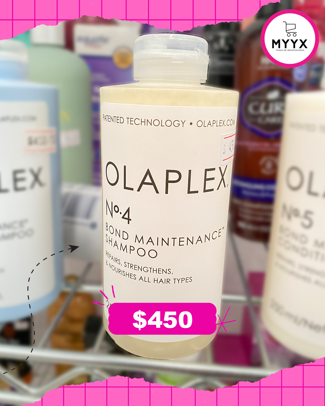 Shampoo para cabello dañado - Olaplex N°4