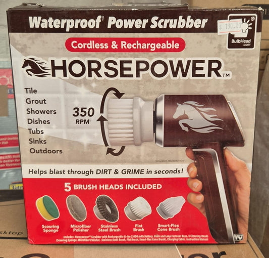 Fregadora eléctrica Inalámbrica resistente al agua . Horsepower