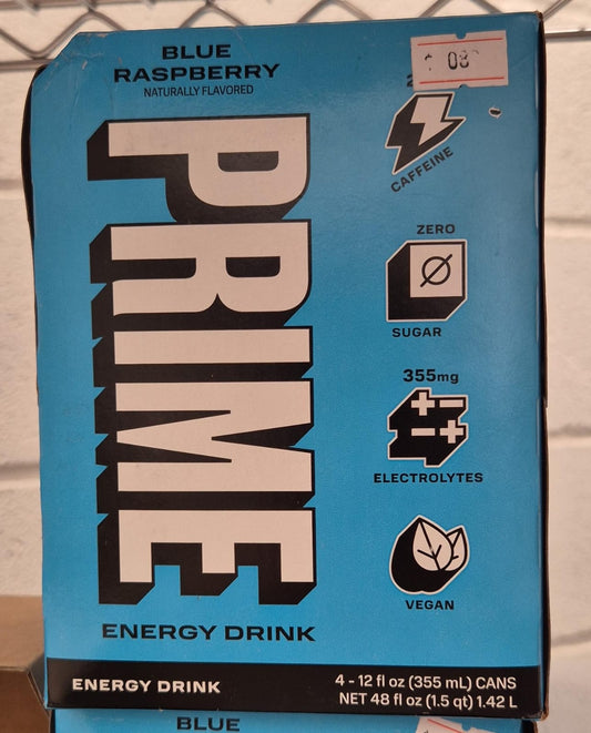 Bebida energetica sabor frambuesa azul - PRIME