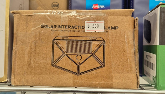 Lámpara de pared solar interactiva