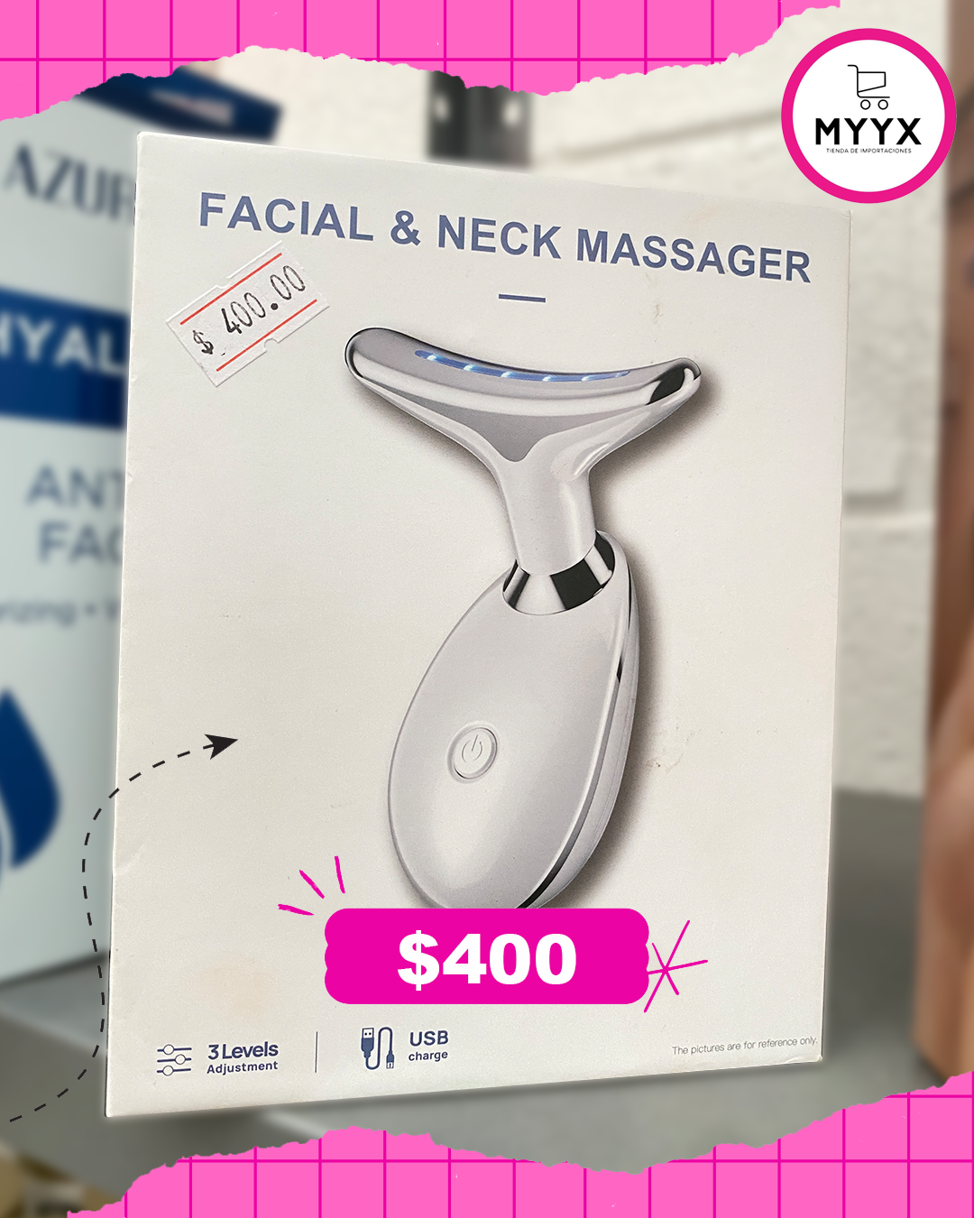 Masajeador Facial Reductor Papada Lifting Antiarrugas