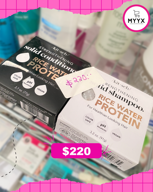 Kitsch - Set de champú y acondicionador de agua de arroz con proteína para el crecimiento del cabello, fortalecimiento del cabello y reparación de daños