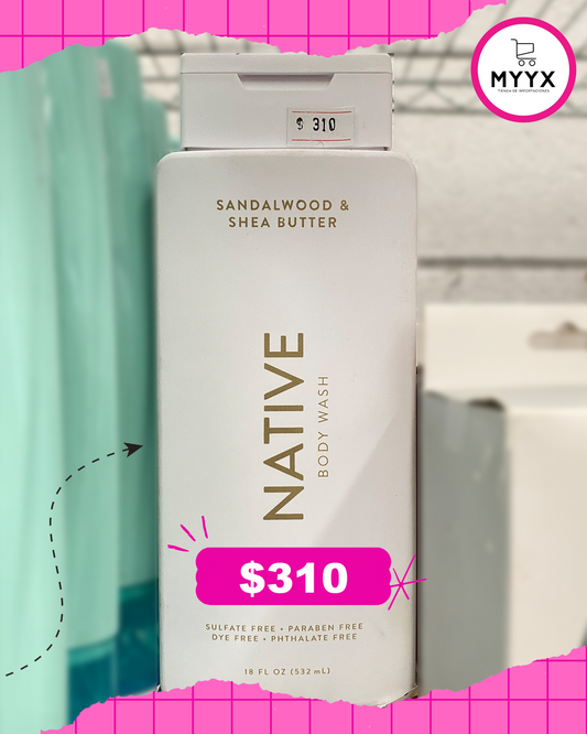 Native Gel de baño sin sulfatos ni parabenos -  Coco y Vainilla