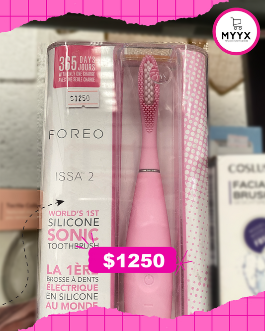 Cepillo de dientes eléctrico recargable con cerdas de silicona y polímero - foreo issa 2
