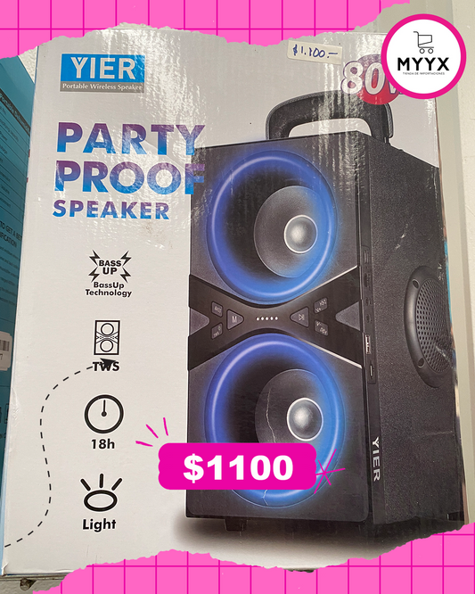 Altavoces bluetooth inalámbrico TWS portátil con luces - YIER