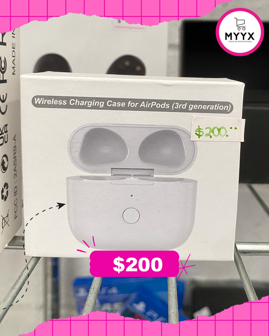 Estuche de carga inalámbrica para AirPods de 3era generacion