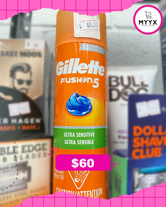 Gillette Fusión 5 Ultra Sensitive - Gel De Afeitar